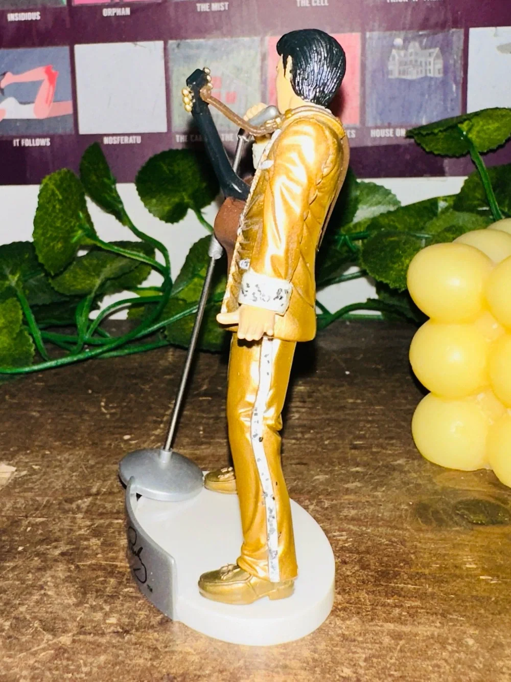 Vintage Elvis Presley Trevco Golden Suit Christmas Ornament